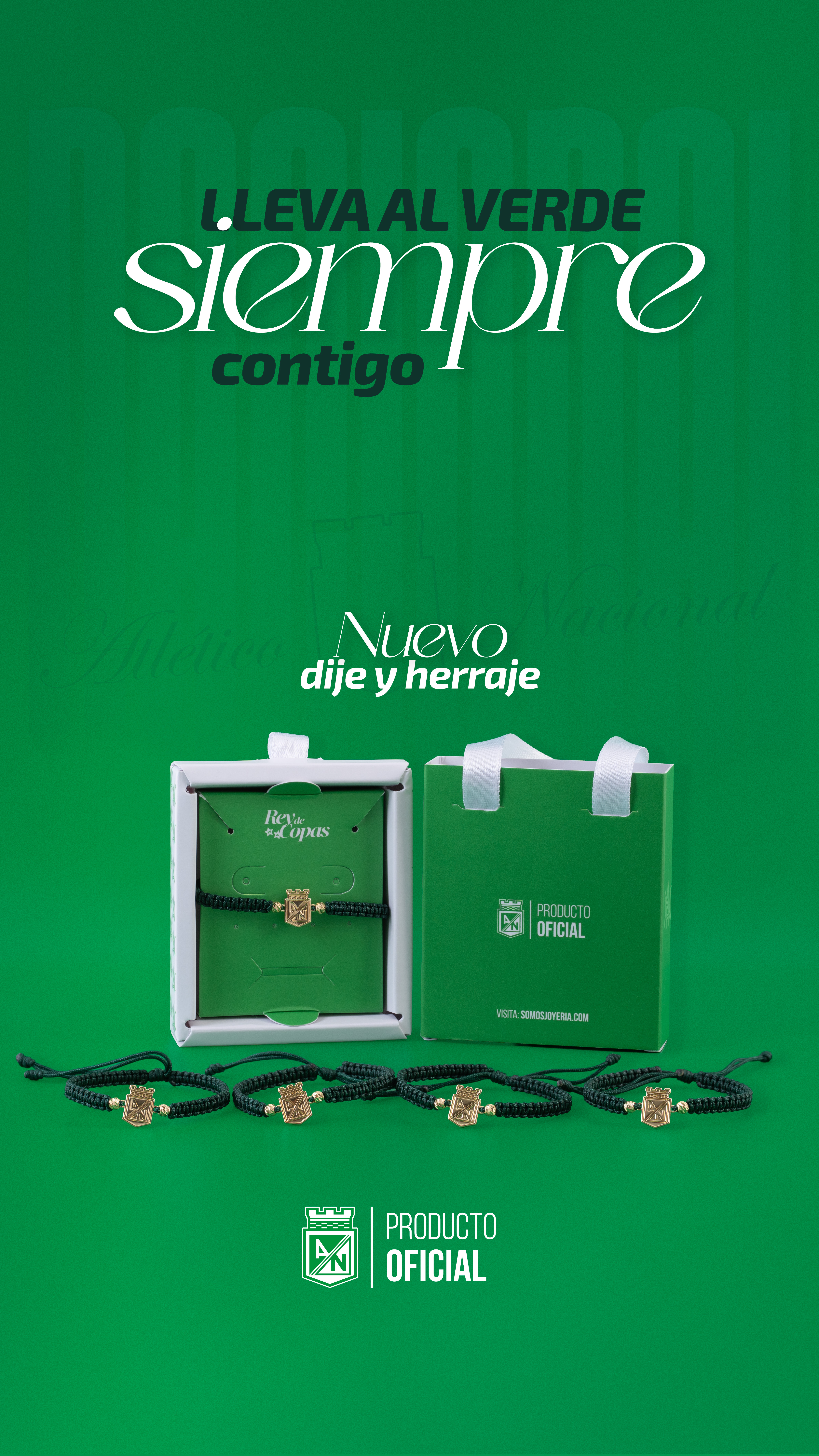 Herraje Atlético Nacional 10mm